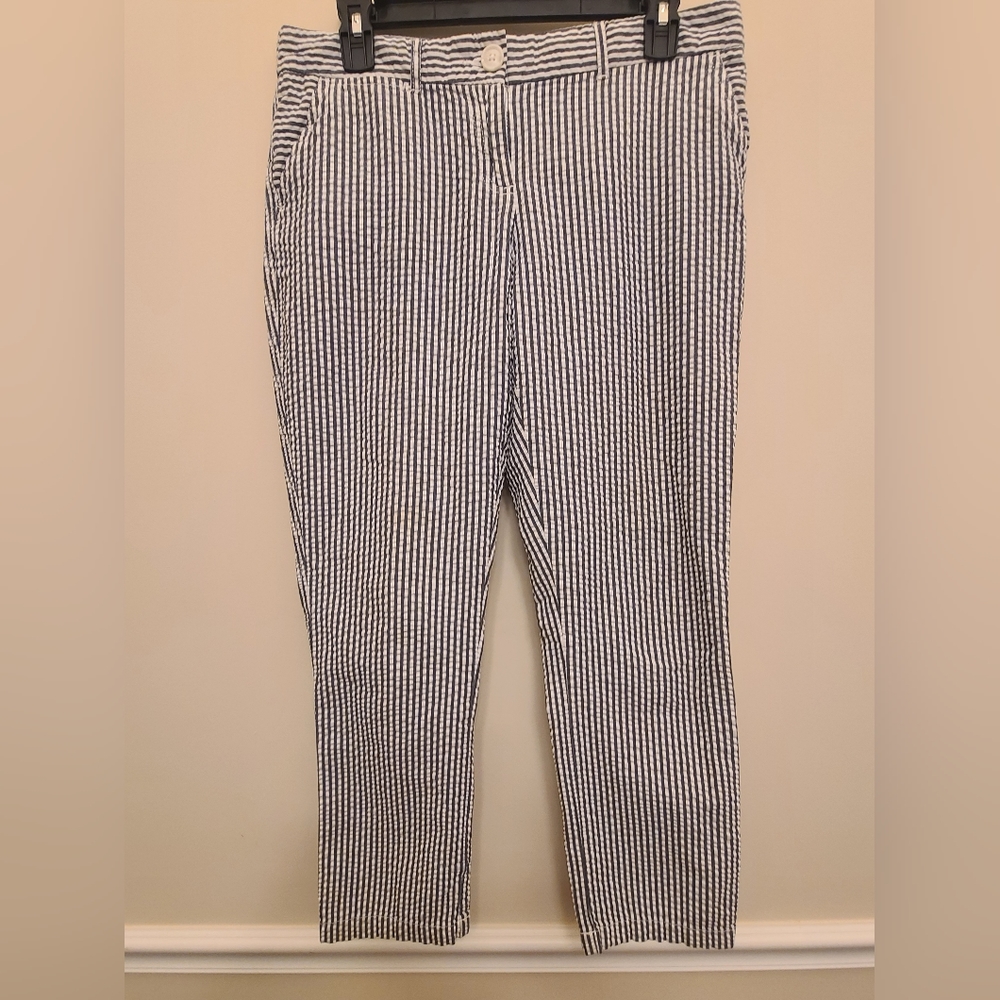Crown & Ivy Seersucker Pants Size 6